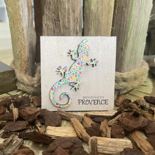 Magnet en bois Salamandre 3D – Image 4
