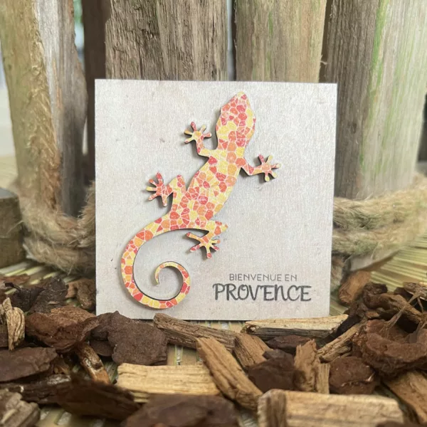 Magnet en bois Salamandre 3D – Image 5