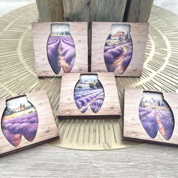 Magnet en bois Cigale 3D