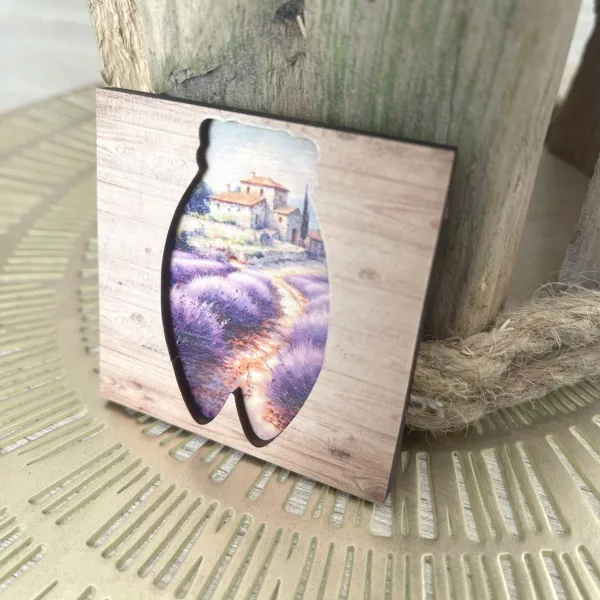 Magnet en bois Cigale 3D – Image 2
