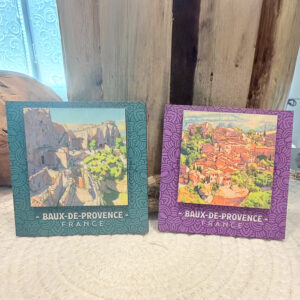 Magnet 3D en bois Baux-de-provence