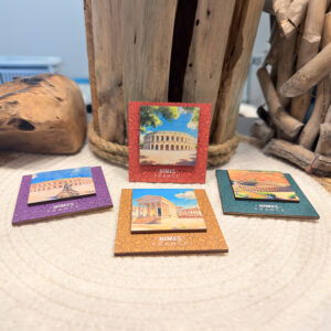 Magnet 3D en bois Nîmes