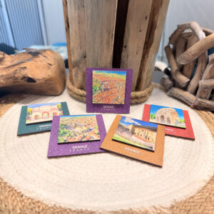Magnet 3D en bois ville d'Orange