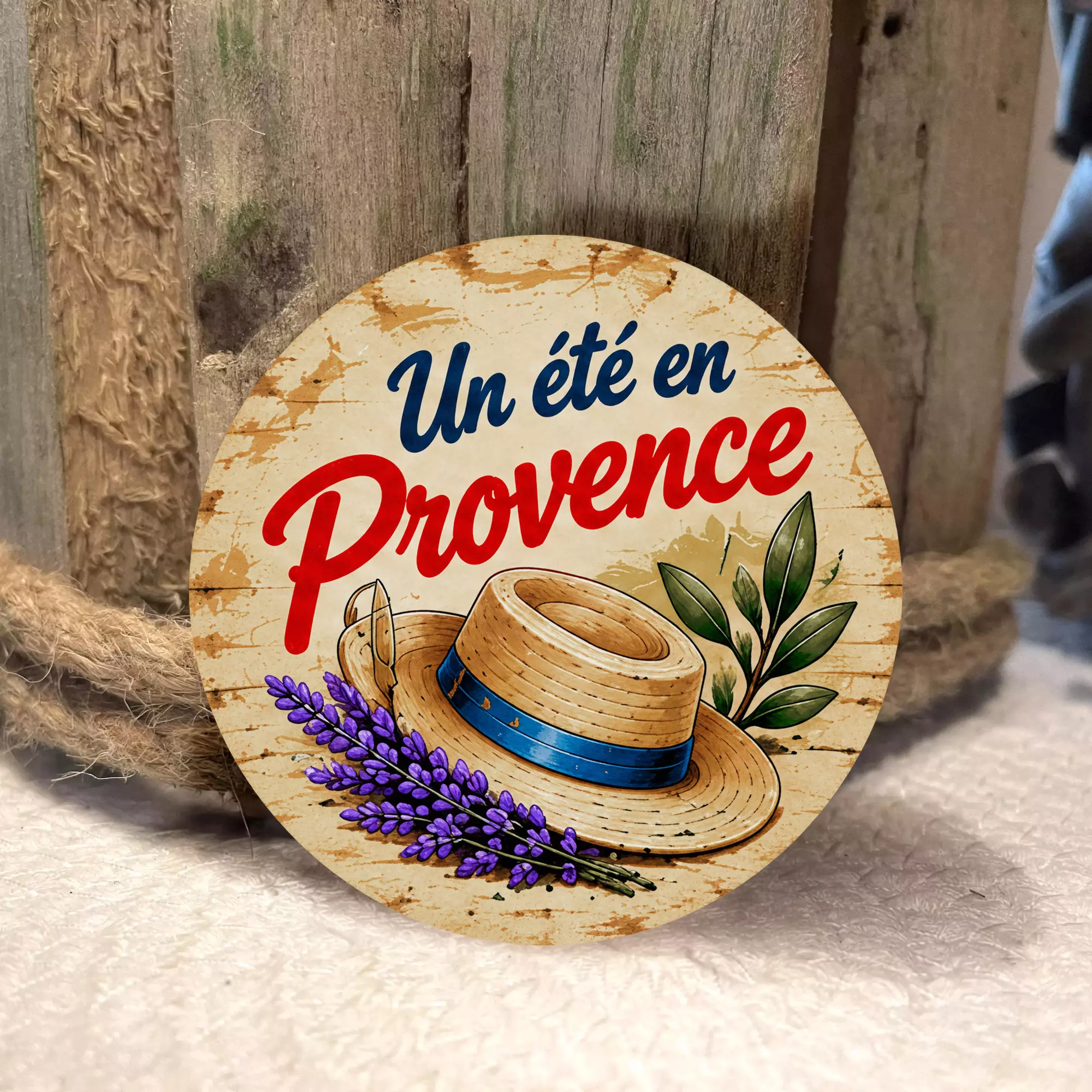 Magnet en bois un été en provence
