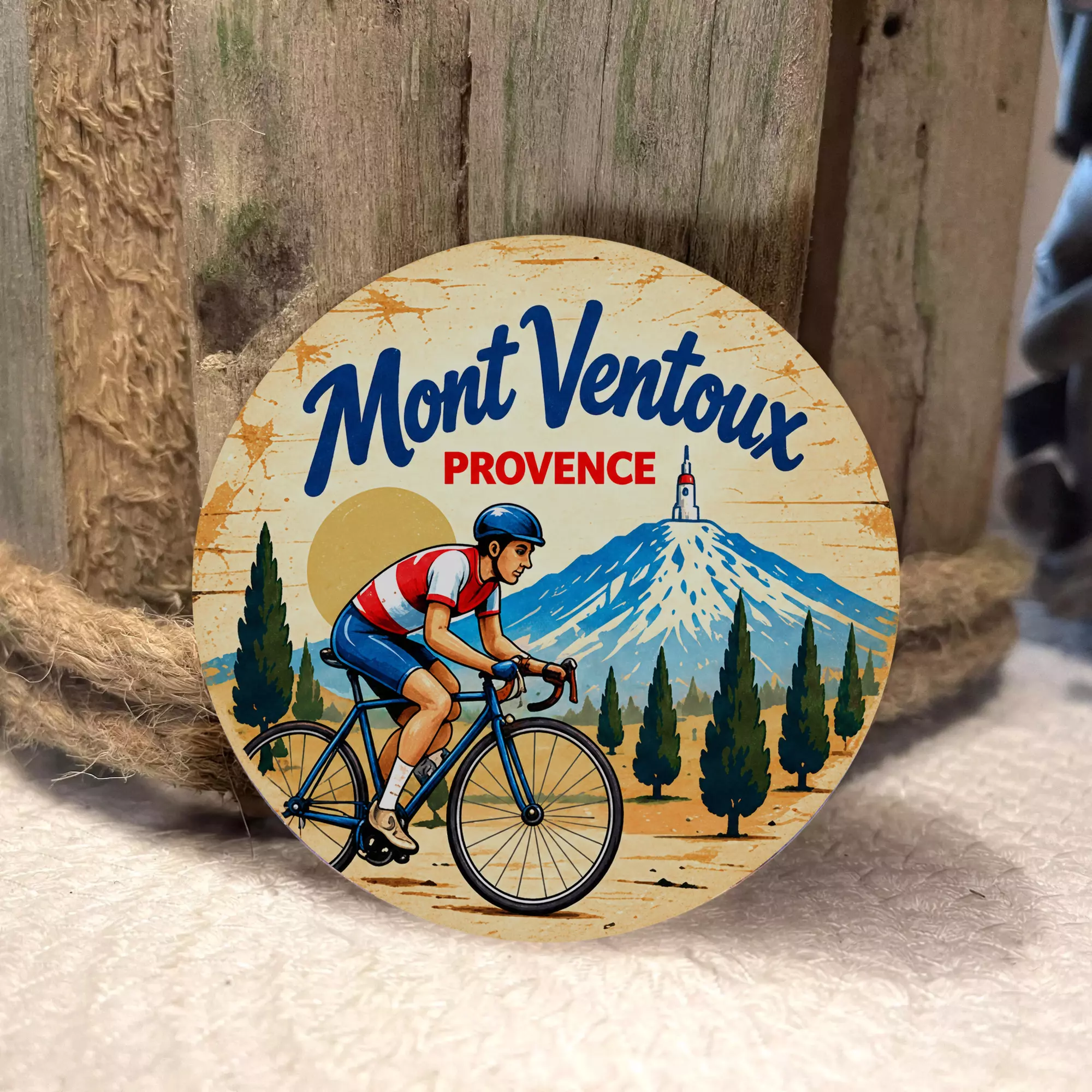 Magnet en bois Mont Ventoux