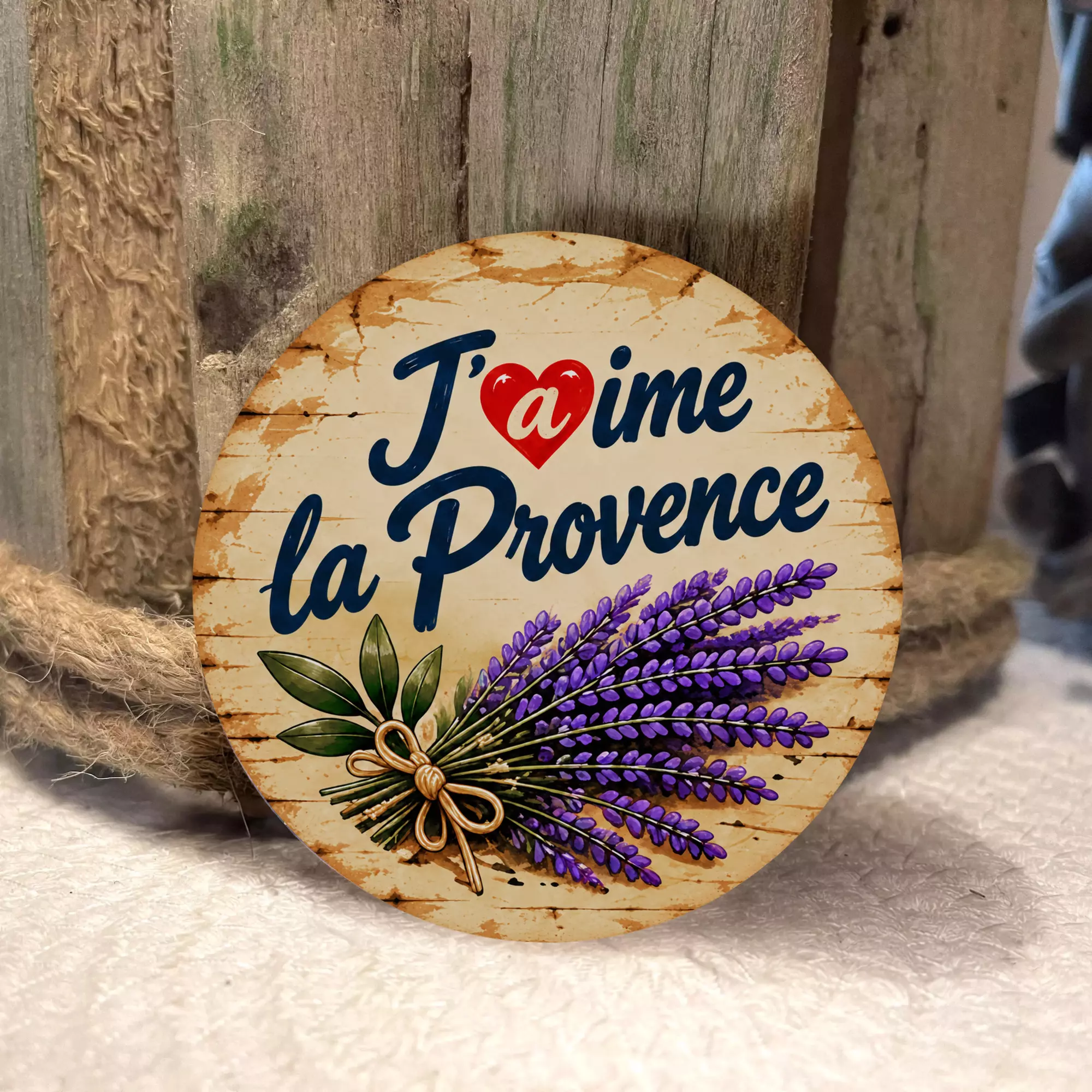 Magnet en bois J'aime la Provence